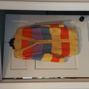 Lularoe Cardigan sweater,  size medium.  It runs big, IMO.